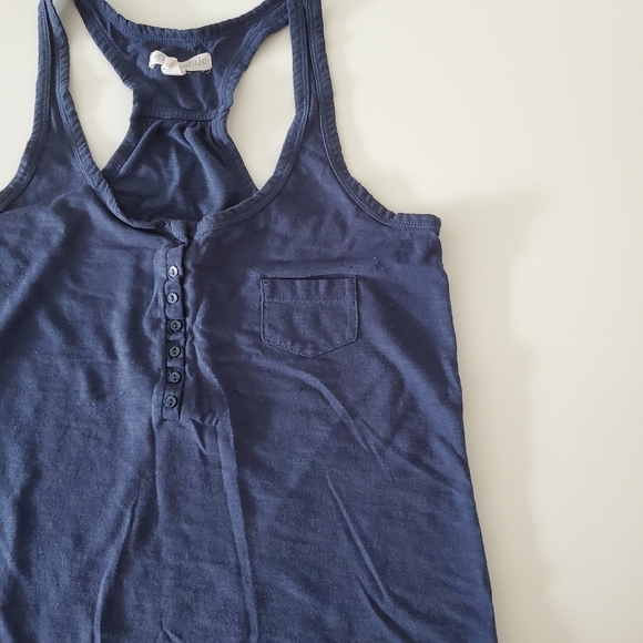 Blue Racerback Tank top - Picture 2 of 4